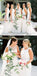 New Arrival White Mermaid Bridesmaid Dress, Unique Chiffon Bridesmaid Dress, D1029