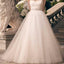 Charming Sweetheart Long A-line Rhinestone Princess Wedding Party Dresses, WD0116