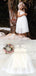 A-Line Lace Sleeveless Tulle Flower Girl Dresses, Lovely Little Girl Dresses, FC1203