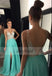 Sexy V-Neck Chiffon Prom Dress, A-Line V-Back Beaded Prom Dress, D159