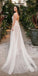 Charming A-Line Tulle Sleeveless Lace Backless Wedding Dresses, FC1903