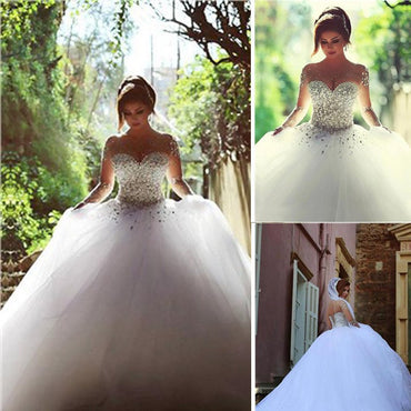 Gorgeous Off Shoulder Sweetheart Zip Up Long A-line Lace Wedding Dresses, WD0148