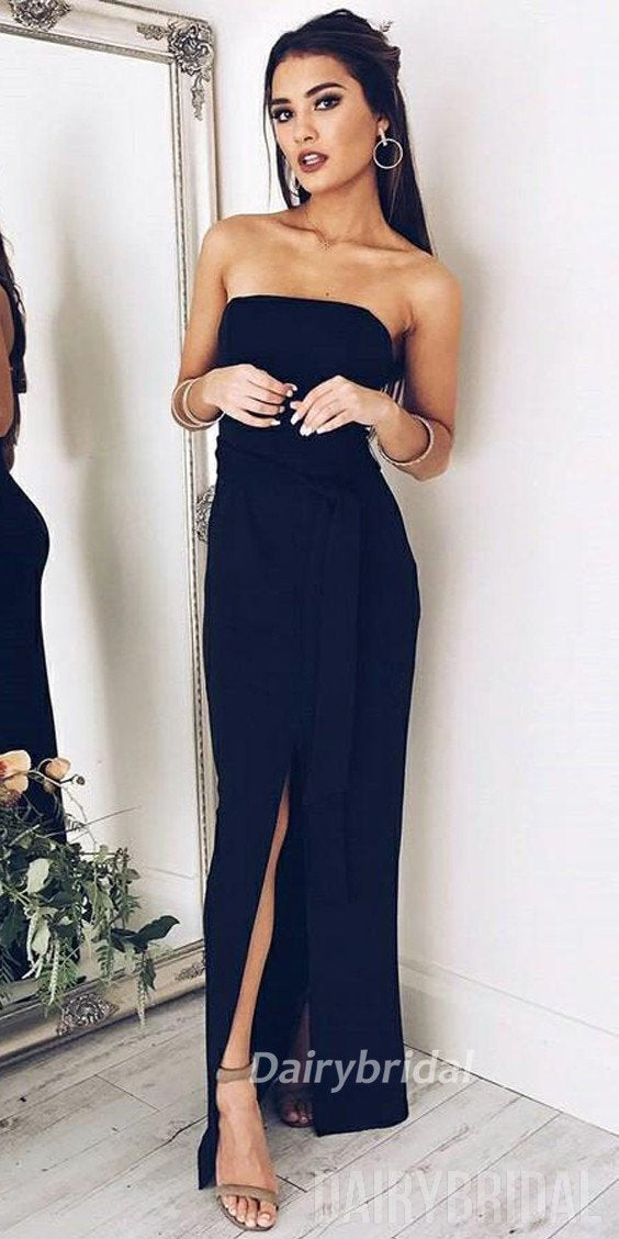 straight prom dresses Blue Floral Long 2026 Prom Dress A-Line Straight Sleeveless