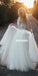 Lace V-neck Sleeveless Mermaid Backless Wedding Dresses with Tulle Detachable Skirt, FC2062