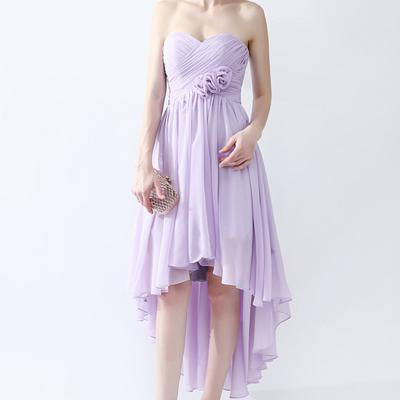 High-Low Bridesmaid Dresses,Chiffon Dresses for Wedding Party,Simple D Dairy Bridal High-Low Bridesmaid Dresses,Chiffon Dresses for Wedding Party,Simple D Dairy Bridal