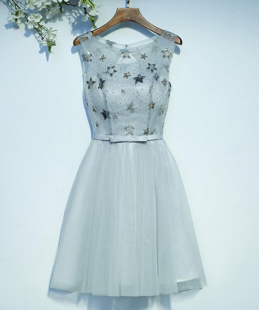 New Arrival Pretty Beading Applique Lace Up Back Homecoming dresses,220003
