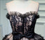 Black Lace Short Open Back Sexy Knee-Length Sleeveless Affordable Homecoming Dresses,220030