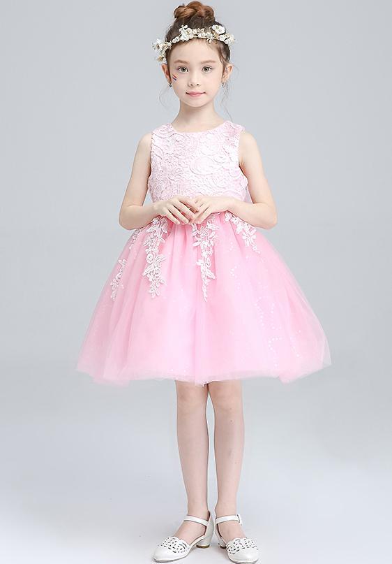 Ivory Round Neck Lace Tulle Flower Girl Dresses, Zip up Cute Little Gi – Dairy Bridal Ivory Round Neck Lace Tulle Flower Girl Dresses, Zip up Cute Little Gi – Dairy Bridal