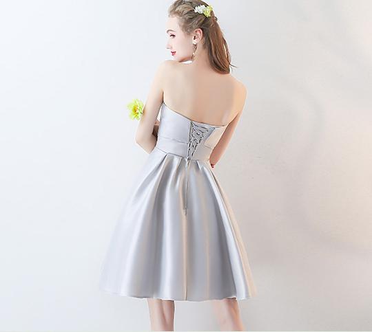 Short Bridesmaid Dress, Sleeveless Bridesmaid Dress, Sweet Heart Bride Dairy Bridal Short Bridesmaid Dress, Sleeveless Bridesmaid Dress, Sweet Heart Bride Dairy Bridal
