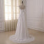 Long Wedding Dress, Spaghetti Straps Wedding Dress, Chiffon Bridal Dress, Beading Wedding Dress, Floor-Length Wedding Dress, Sequin Wedding Dress, LB0347
