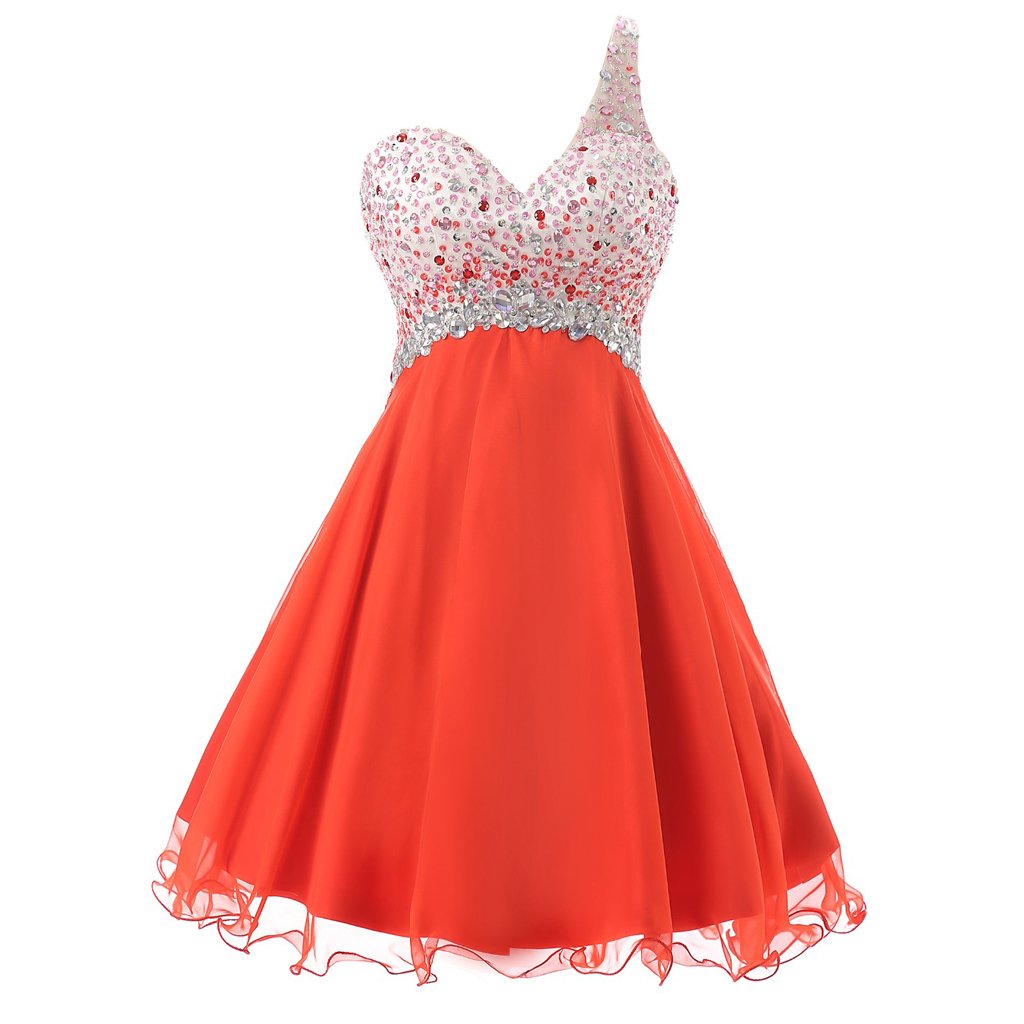 Short Homecoming Dress, Tulle Homecoming Dress, One-Shoulder Homecomin Dairy Bridal Short Homecoming Dress, Tulle Homecoming Dress, One-Shoulder Homecomin Dairy Bridal