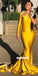 Mermaid Long Sleeve Backless Inexpensive Prom Dress, FC3792