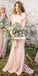 Charming Mermaid V-back Floor-length Bridesmaid Dress, FC3809