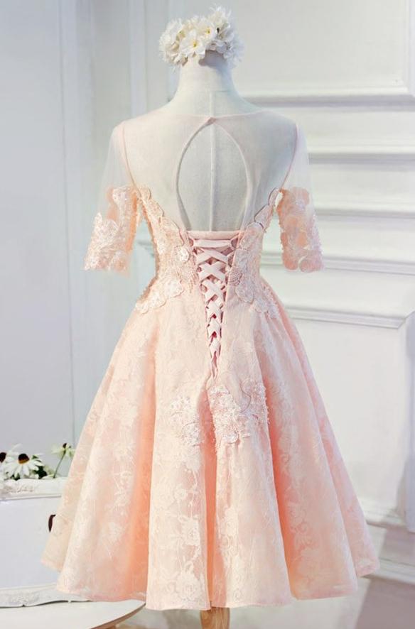 Short Homecoming Dress, Open-Back Homecoming Dress, Tulle Homecoming D Dairy Bridal Short Homecoming Dress, Open-Back Homecoming Dress, Tulle Homecoming D Dairy Bridal