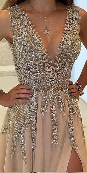 A-Line Deep V-Neck Sleeveless Charming Tulle Affordable Side Split Pro Dairy Bridal A-Line Deep V-Neck Sleeveless Charming Tulle Affordable Side Split Pro Dairy Bridal
