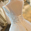 Long Wedding Dress, Lace Wedding Dress, A-Line Bridal Dress, Applique Wedding Dress, Beading Wedding Dress, Elegant Wedding Dress, Cap Sleeve Wedding Dress, LB0430