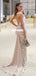 Mismatched Mermaid Backless Floor-Length Slit Bridesmaid Dress, FC4577