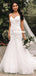Newest Sweetheart Mermaid Tulle Backless Wedding Dresses, FC4648