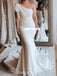 Simple Mermaid One-Shoulder Cheap Long Wedding Dresses, FC4722