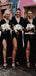 Charming A-line Velvet Long Sleeves V-neck Slit Sexy Bridesmaid Dress, FC4759