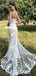 New Arrival Sweetheart Mermaid Lace Backless Wedding Dresses, FC4816