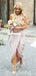 Spaghetti Straps V-neck Sexy Backless High-low Bridesmaid Dress, FC4922