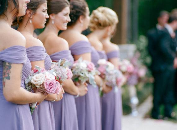 Long Chiffon Bridesmaid Dress, Purple Off-Shoulder Bridesmaid Dress, Cheap Floor-Length Bridesmaid Dress, LB0539 Long Chiffon Bridesmaid Dress, Purple Off-Shoulder Bridesmaid Dress, Cheap Floor-Length Bridesmaid Dress, LB0539