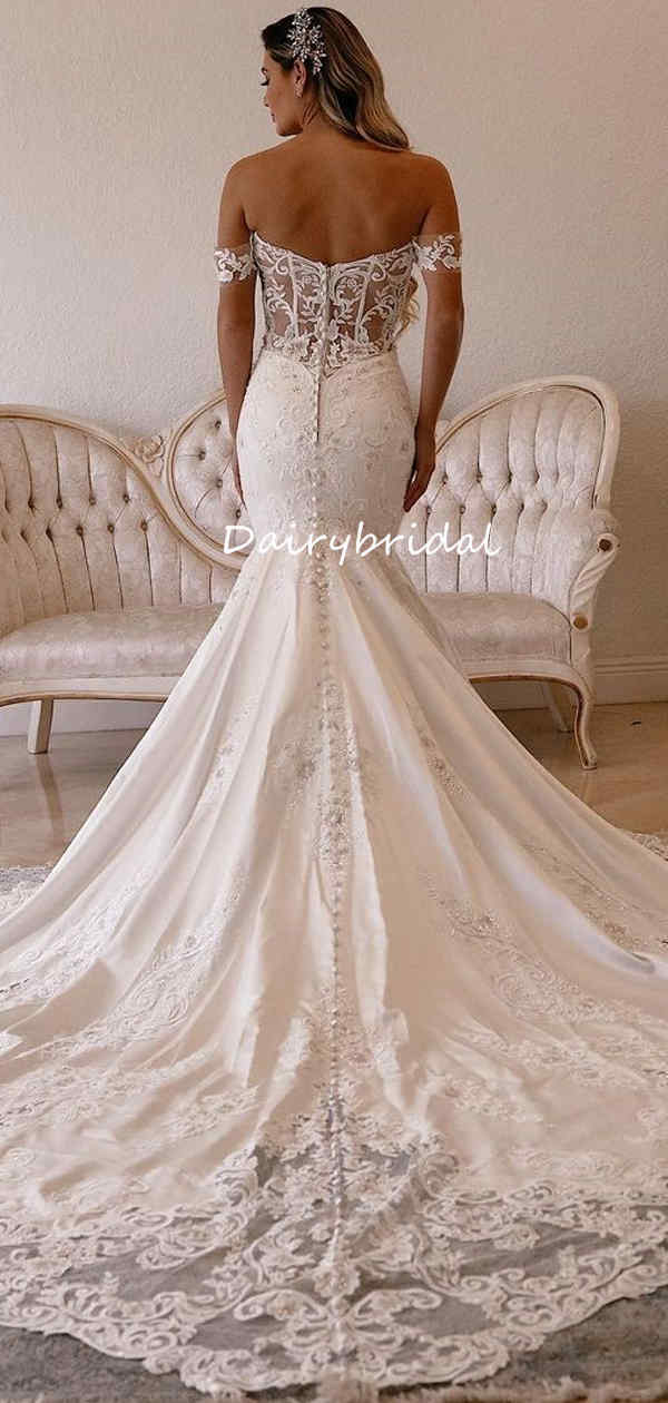 lace backless wedding dresses under 2500 dollars V-Neck Spaghetti Strap Fitted Open Back Ruched Lace Gown JA10017 by Jessica Angel White / XL