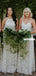 Stunning A-line Lace Mismatched Floor-Length Bridesmaid Dress, FC5826