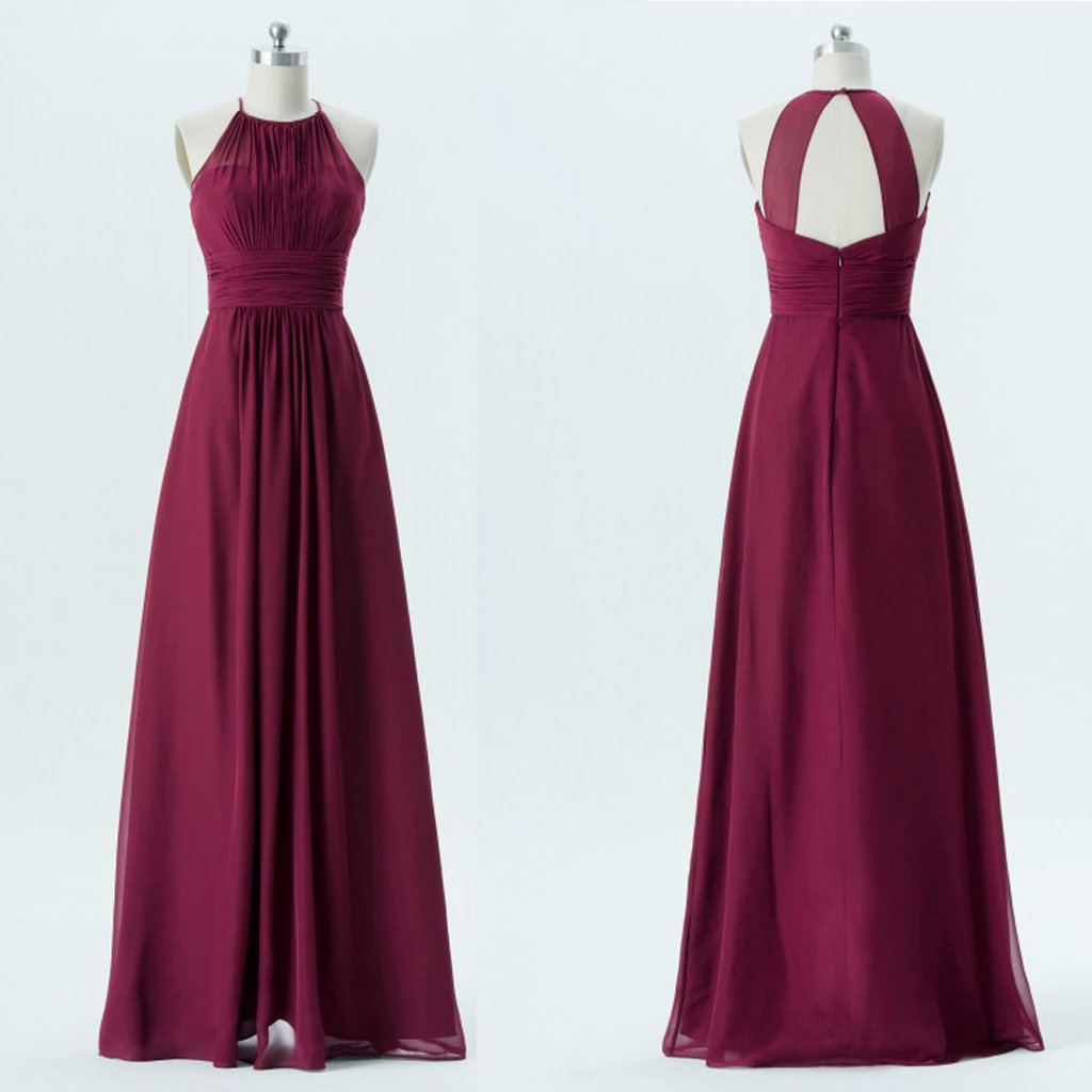 Long Bridesmaid Dress, Chiffon Bridesmaid Dress, Simple Design Bridesmaid Dress, Floor-Length Bridesmaid Dress, Halter Bridesmaid Dress, Sleeveless ... Long Bridesmaid Dress, Chiffon Bridesmaid Dress, Simple Design Bridesmaid Dress, Floor-Length Bridesmaid Dress, Halter Bridesmaid Dress, Sleeveless ...