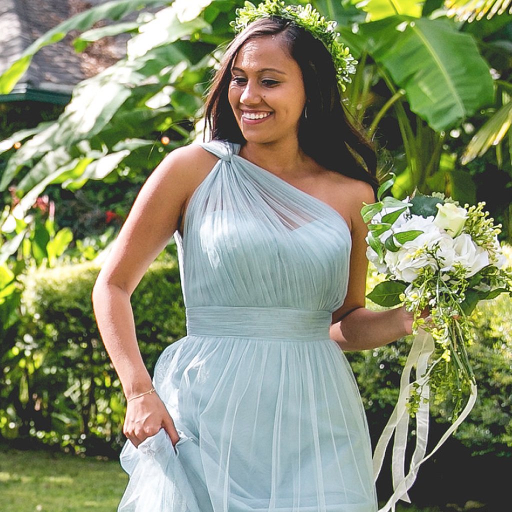 One Shoulder Dessy Dresses