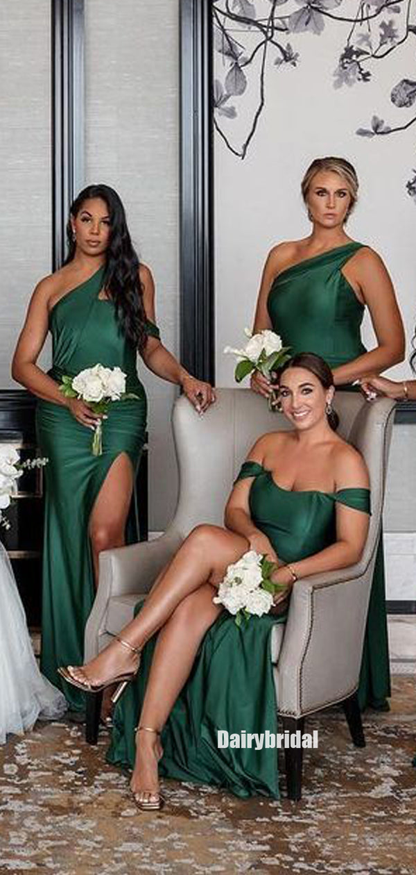 Mismatched Mermaid Sexy Slit Floor-length Bridesmaid Dress, FC6198 Dairy Bridal Mismatched Mermaid Sexy Slit Floor-length Bridesmaid Dress, FC6198 Dairy Bridal