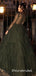 Honest Long Sleeve A-line Tulle Floor-length Prom Dresses, FC6324