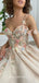Stunning One-shoulder Lace A-line Tulle Prom Dresses, FC6520