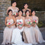 Sweet Heart Chiffon Bridesmaid Dress, Backless A-Line Bridesmaid Dress, D657