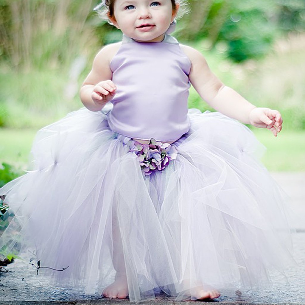 Purple Tutu Tutu Skirt Baby Girl Light Purple Satin Tulle Pixie