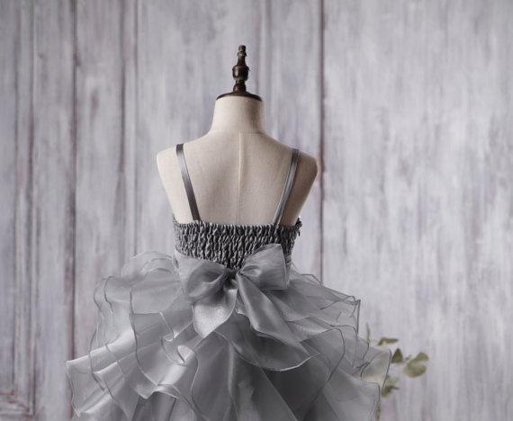 Dark Grey Sequin Organza Bustled Flower Tutu Dresses, Cheap Popular Fl – Dairy Bridal Dark Grey Sequin Organza Bustled Flower Tutu Dresses, Cheap Popular Fl – Dairy Bridal