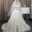 Simple Elegant Sweetheart White Chiffon Wedding Party Dresses, Cheap Bridal Gown, WD0077