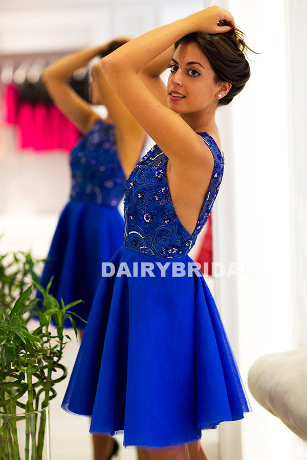 New Arrival Tulle Homecoming Dress, Sleeveless Backless Homecoming Dre Dairy Bridal New Arrival Tulle Homecoming Dress, Sleeveless Backless Homecoming Dre Dairy Bridal