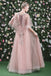 Tulle Prom Dress, Elegant Prom Dress, Beading Prom Dress, A-Line Prom Dress, Applique Prom Dress, DA899