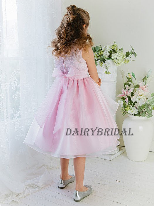 Tulle Lace Flower Girl Dresses, Lovely Cute Tutu Dresses, DA962