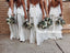 Cheap V-neck Bridesmaid Dress, Sleeveless Backless Sexy Bridesmaid Dress, D976