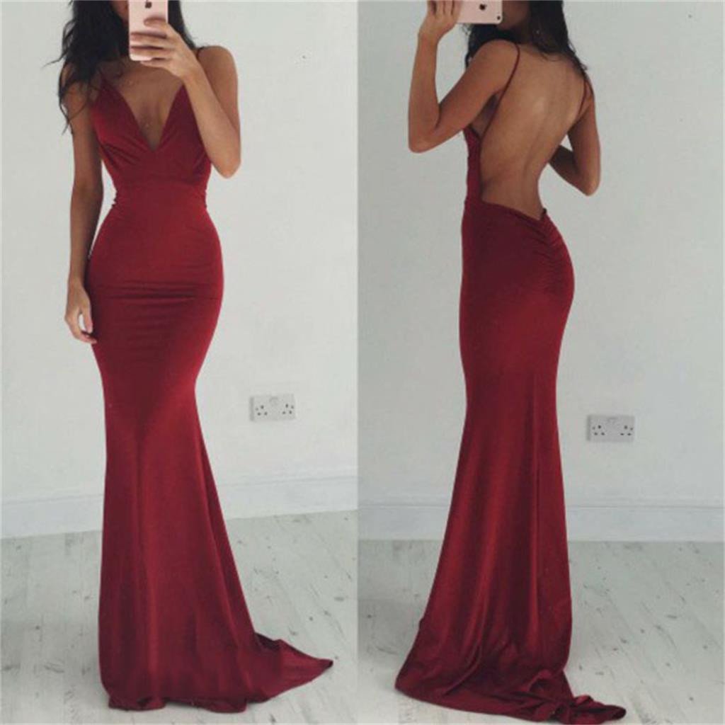 Backless Prom Dresses, Sexy Prom Dresses, Burgundy Prom Dresses, V-neck Prom Dresses, Cocktail Prom Dresses, PD0161 Backless Prom Dresses, Sexy Prom Dresses, Burgundy Prom Dresses, V-neck Prom Dresses, Cocktail Prom Dresses, PD0161