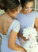 Cap Sleeve Sheath Beaded Backless Jersey Long Bridesmaid Dresses, FC1753
