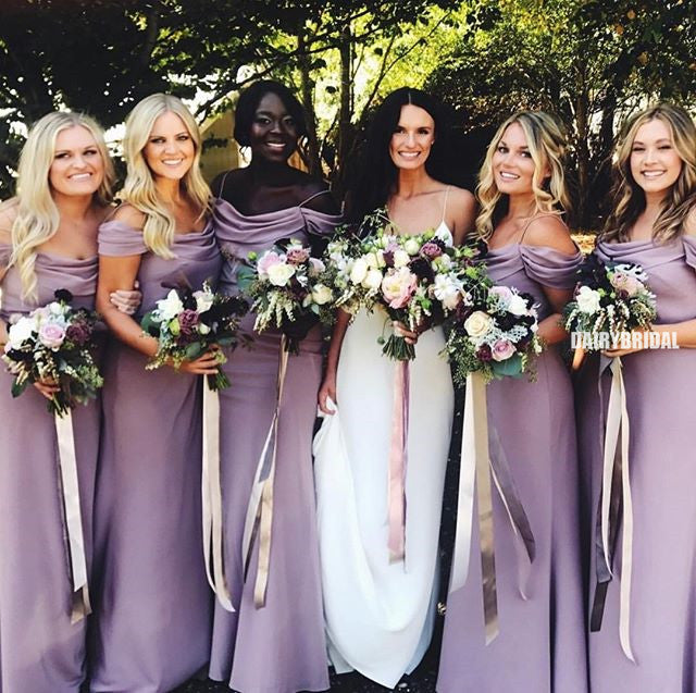 Elegant Silk Elastic Satin Simple Design Bridesmaid Dress, FC2527 Dairy Bridal Elegant Silk Elastic Satin Simple Design Bridesmaid Dress, FC2527 Dairy Bridal