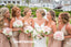 Mismatched Sequin A-Line Bridesmaid Dress, Sparkle Backless Cheap Long Bridesmaid Dress, D1037