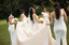Fashion One Shoulder Backless Slit Bridesmaid Dress, FC3889