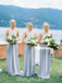 Simple One Shoulder A-line Chiffon Bridesmaid Dress, FC4923