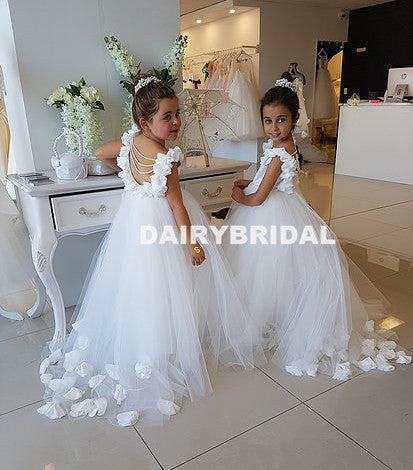Tiffany Princess Little Girls Off The Shoulder Long Ball Gown - Victoria's  Elegance Quinceañera & Bridal