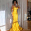 Sheath Mermaid Spaghetti Straps Backless Pleated Prom Dresses, FC2026